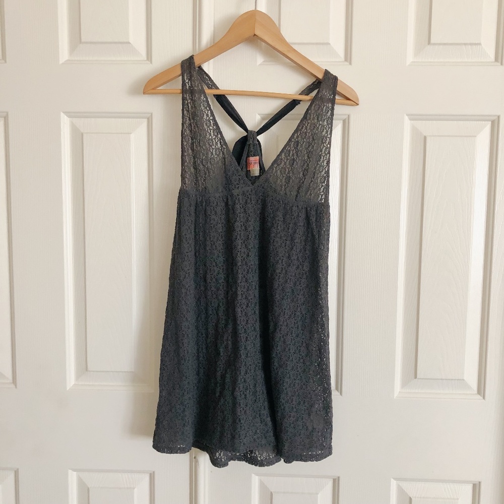 Free People Intimately Lace Racerback Slip